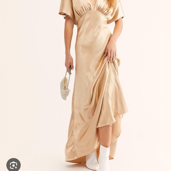 Free People X Revolve Beatrice Maxi Dress - Size 4 - Picture 3 of 12